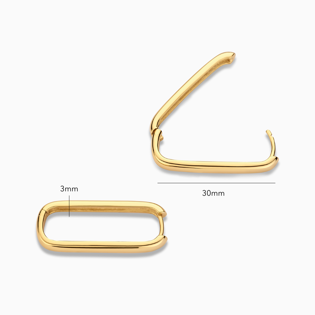Icona™ | Large Gold Hoop Earrings