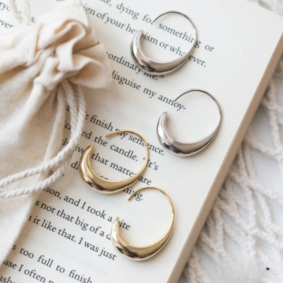 GoldSilver™ | Luxurious Gold and Silver Earrings