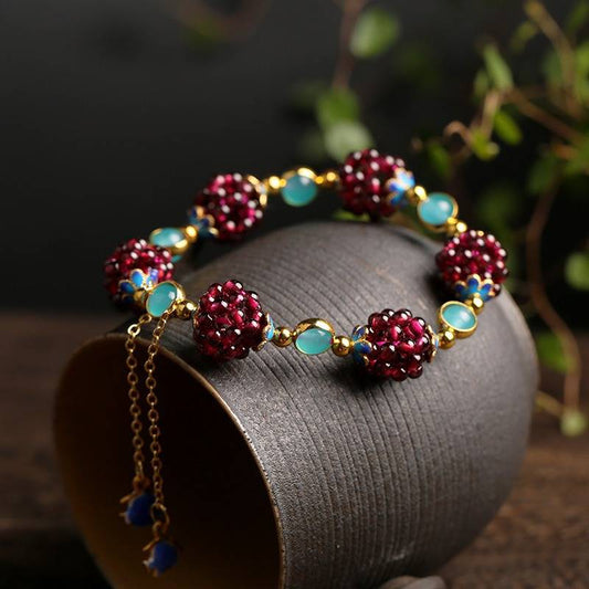 BerryStone™ | Berry Bracelet with Natural Stone