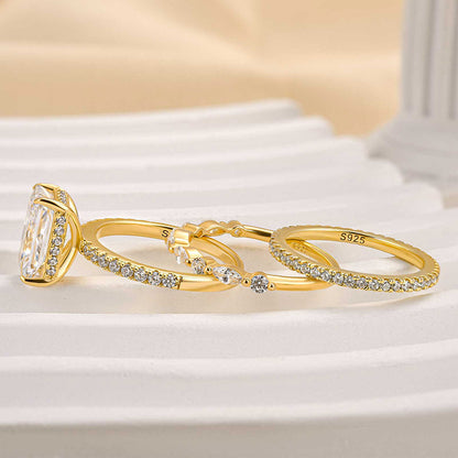 Jaily™ | Set of 3 Gold Wedding Rings