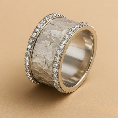 Lina™ | Vintage Silver Ring for Women with Zirconium