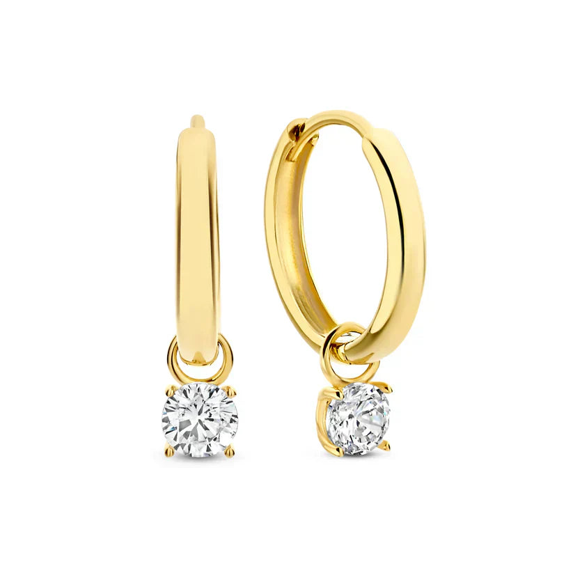 Larmes™ | Golden Stone Earring Set