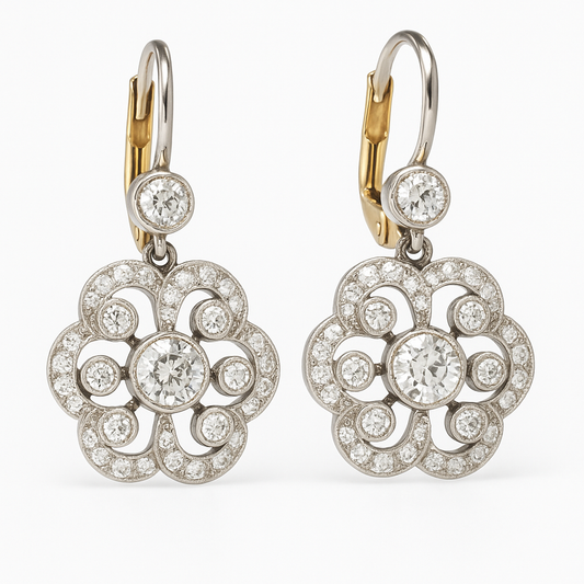 Mandala™ | Vintage Crystal Earrings for Women