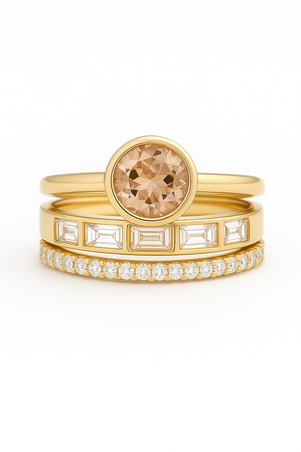 Elegant™ | Gold Ring for Women with Crystal Inlay