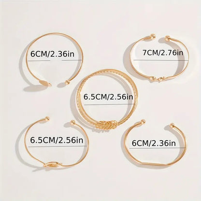 Knotted™ | Gold Elegance Bracelet Set