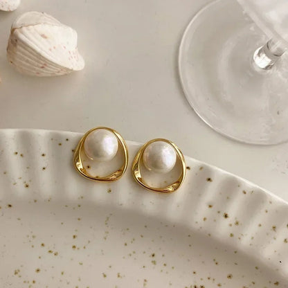 Emma™ | Vintage Pearl Earrings